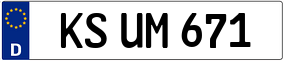 Truck License Plate